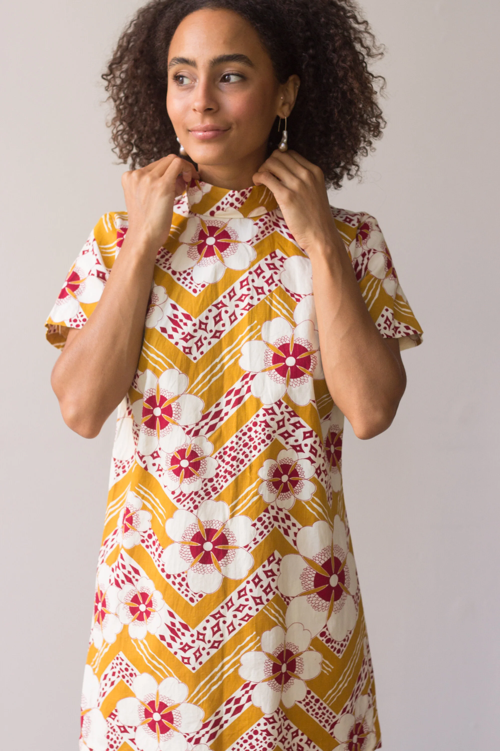 1960s Japanese Cotton Printed Tunic and Bell Bottoms — Wayward